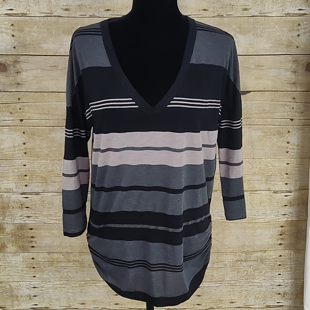 Standard James Perse Striped Dolman Sleeve Top